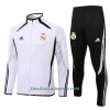 Chaqueta De Entrenamiento Trajes Real Madrid 2022-23 Blanco Negro - Hombre